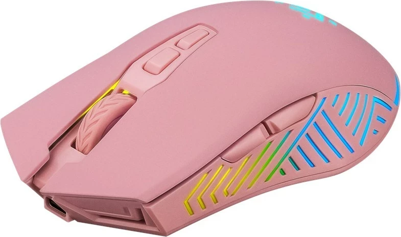 Maus wireless Defender Pandora RF, 3200 DPI, 6 butona, Rozë