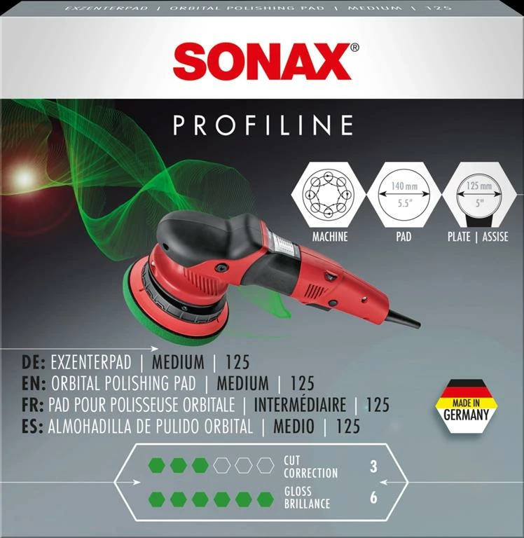Sonax Profiline Sfungjer per polirim i gjelbert 125 DA