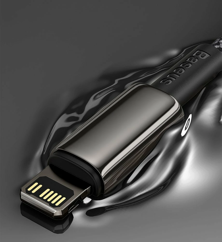 Kabllo Baseus CATLWJ-A01 USB-C në Lightning, 2m, 20W, e zezë