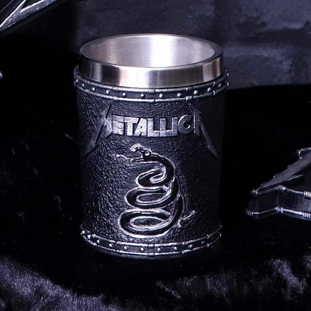 Gotë shot NEMESIS NOW Metallica The Black Album 7.5 cm, e zezë