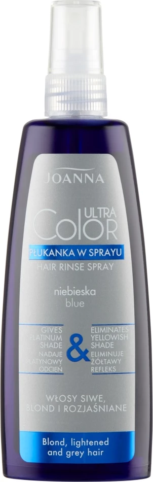 Spray për flokë Joanna Ultra Color System Spray Rinse për femra, niebieska, 150ml