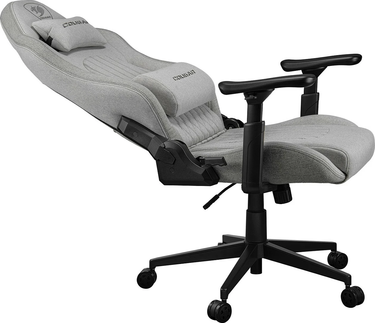 Karrige gaming Cougar Explore Royal Ash F, 155° recline, 3D armrest, 120 kg, e hirtë/zezë