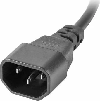 Shirit shpërndarës rryme PDU Lanberg PDU-03F-0200-IEC-BK, 10\" 1U, 3x Schuko, kabllo 2m, IEC C14, 2500W, i zi