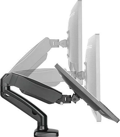Mbajtës monitori ICY BOX IB-MS303-T, krah tavoline, deri 32", VESA 75x75/100x100, i zi