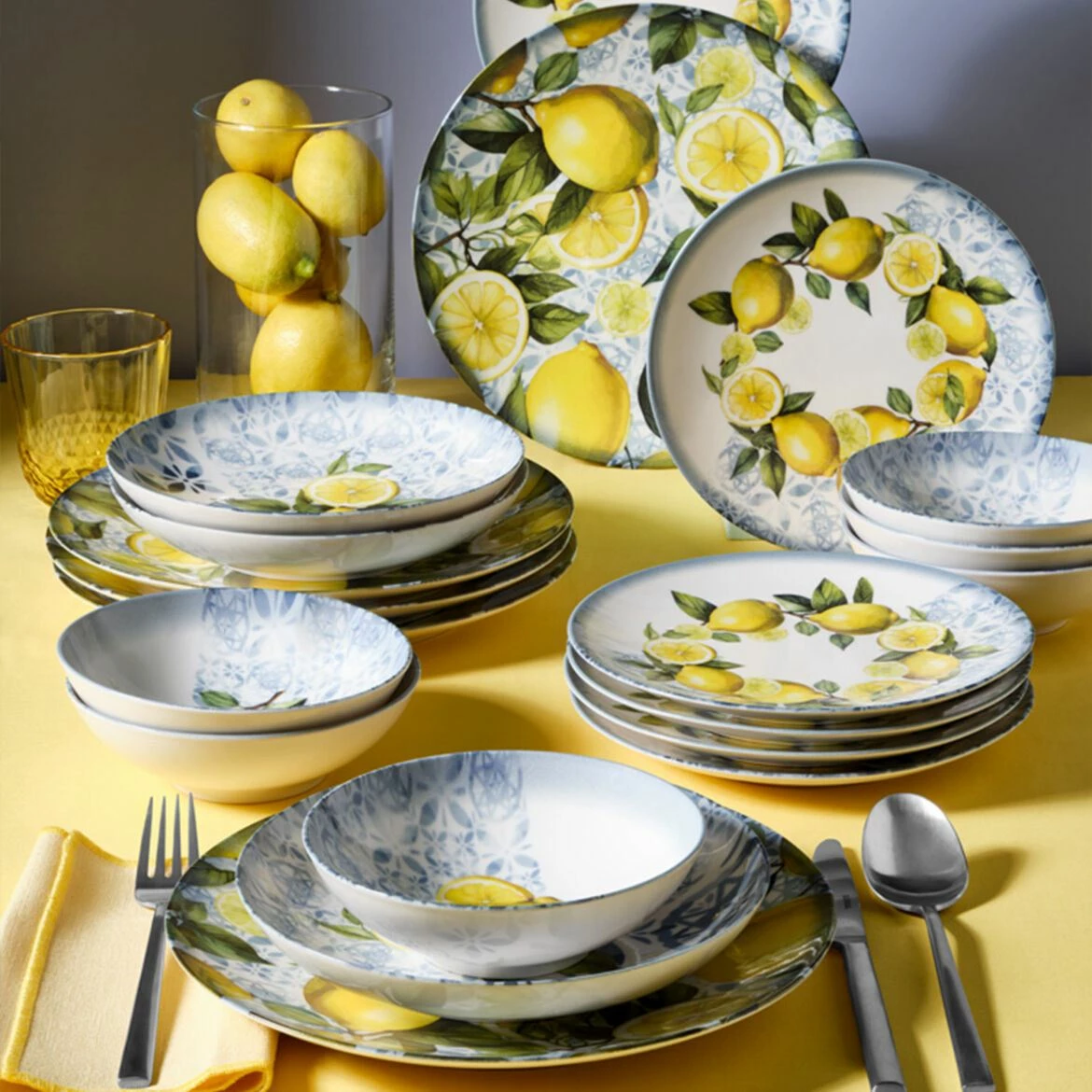 Set enësh për drekë (24 copë), Hermia Concept, GBSATN24KY4E41963