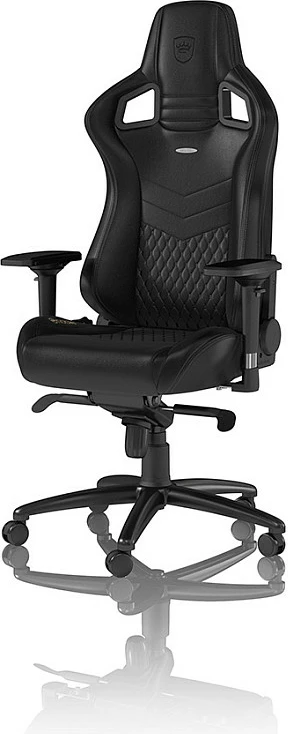 Karrige gaming Noblechairs EPIC, lëkurë e vërtetë, e zezë