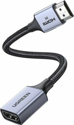 Kabllo zgjatëse HDMI Ugreen 15518 0.15m 8K 60Hz 48Gbps, e zezë