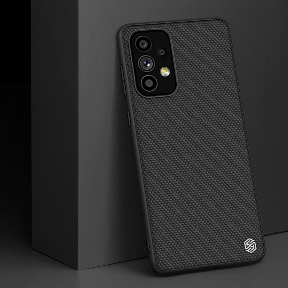 Mbështjellës Nillkin Textured Case për Samsung Galaxy A73, i zi