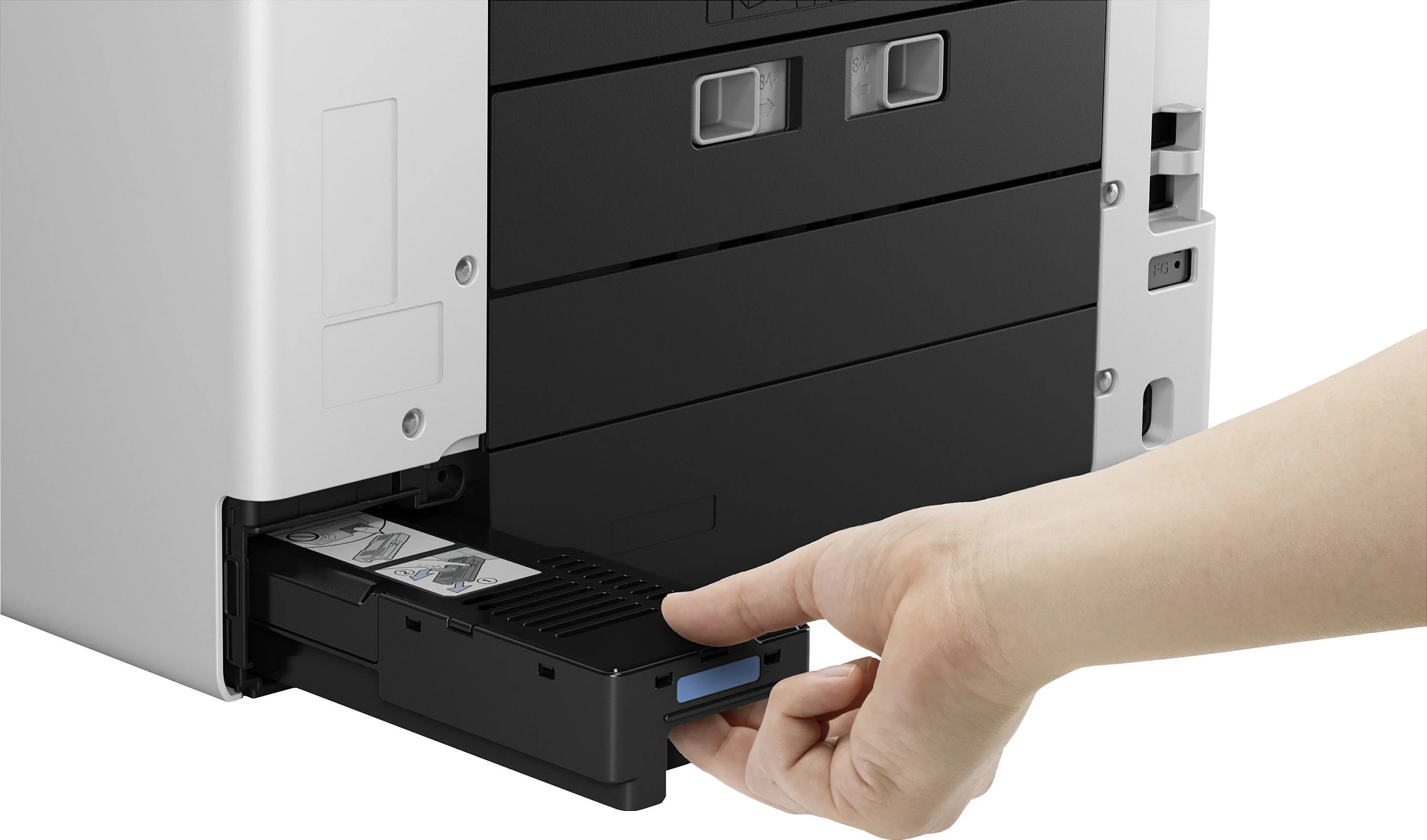 Printer multifunksional Canon MAXIFY GX7150, Inkjet MegaTank, A4, duplex, ADF 50 fletë, Ethernet, bardhë/zi