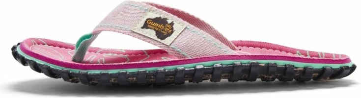 Flip-flopa për femra Gumbies Islander Blush Hibiscus