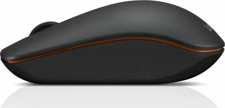 Maus Lenovo 400 Wireless GY50R91293 1200 DPI, i zi/portokalli, me nano receiver