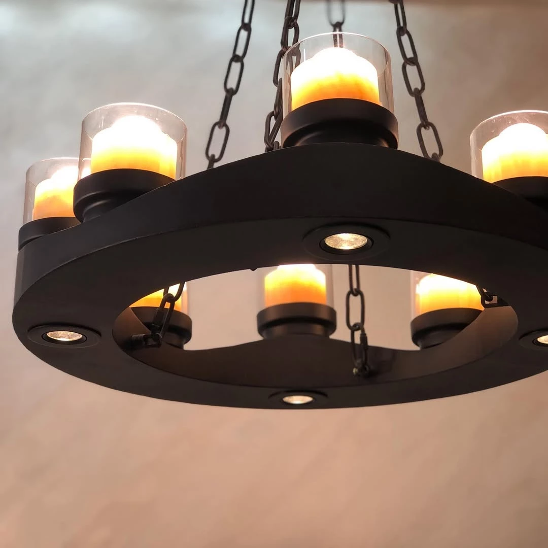 Abazhur klasik i varur me 8 llampa