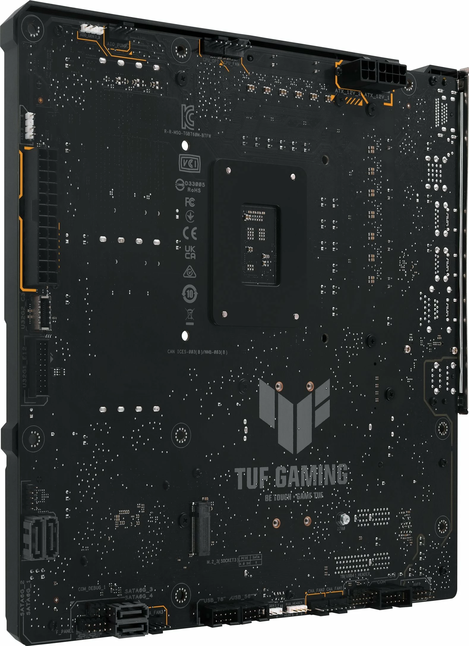 Pllakë amë Asus TUF GAMING B760M-BTF WIFI, Micro-ATX, WiFi 6, DDR5, e zezë
