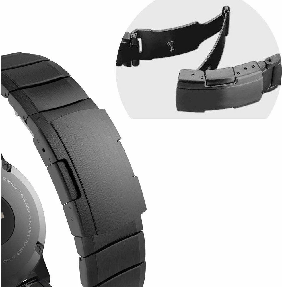 Rrip çeliku Tech-Protect SteelBand për Garmin Fenix 3/5X/3HR/5X Plus/6X/6X Pro/7X, Zi
