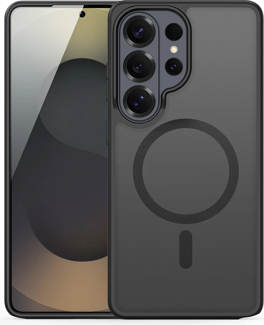 Mbështjellës Dux Ducis Yind për Samsung Galaxy S26 Ultra, MagSafe (38 magnet), PC+TPU, i zi