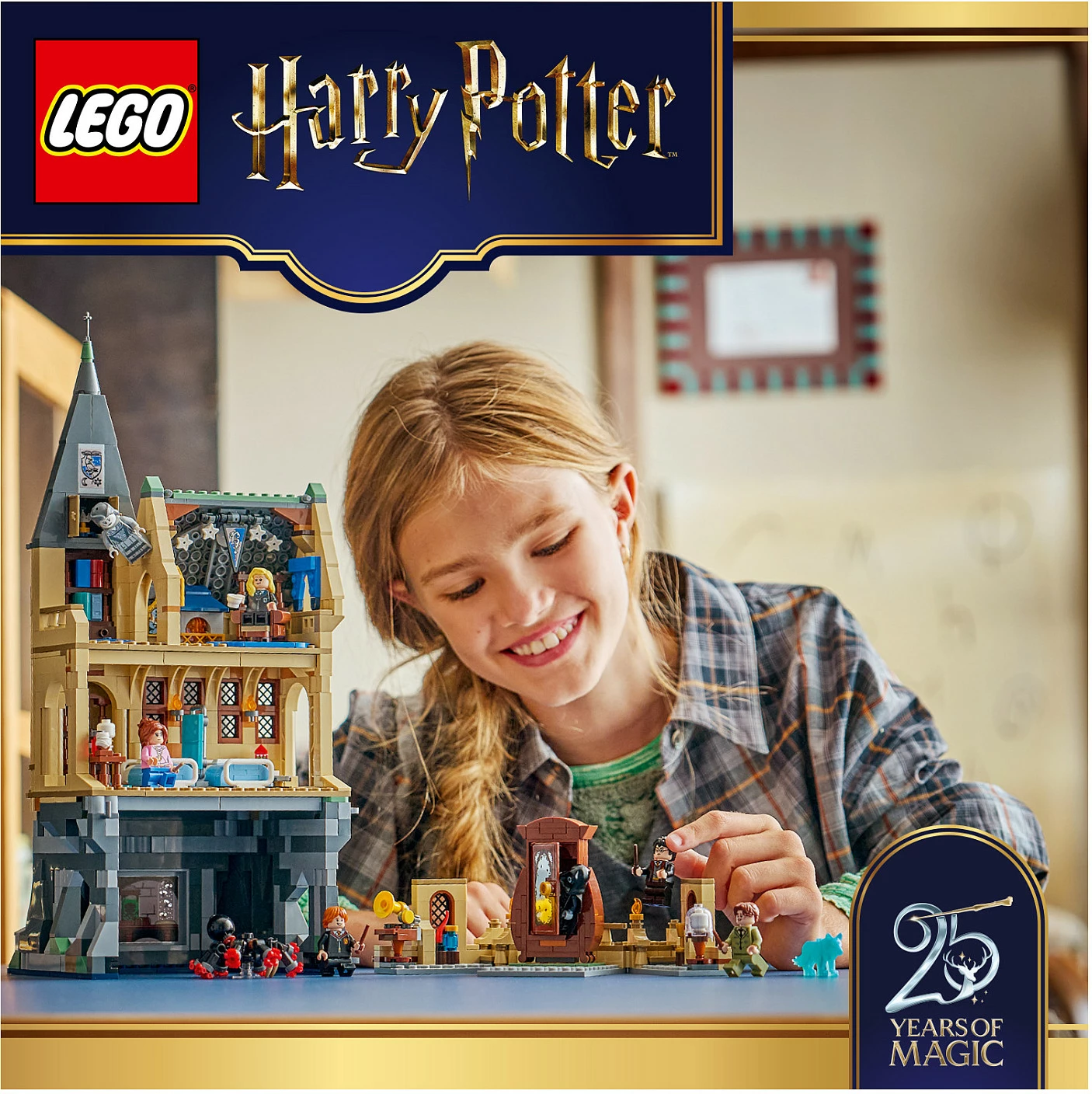 Set ndërtimi LEGO Harry Potter Hogwarts Castle 76463, 907 copë, 7 minifigura, shumëngjyrësh