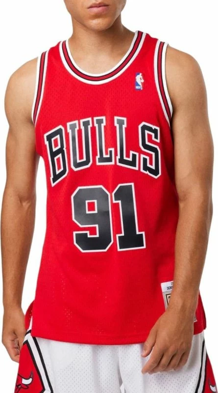 Maicë për meshkuj Mitchell & Ness, e kuqe