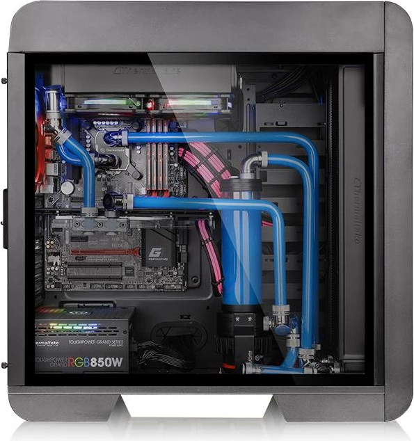 Kasë Thermaltake Core V71 TG Edition CA-1B6-00F1WN-04 Full Tower, Tempered Glass, E-ATX/ATX, e zezë