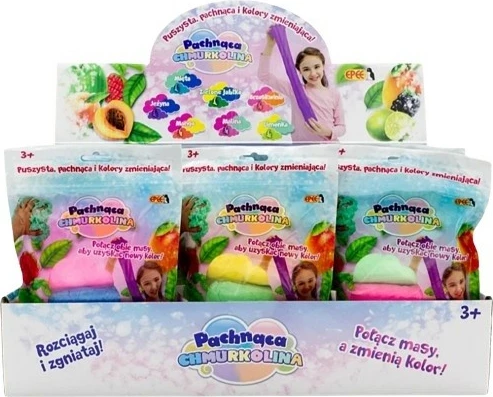 Plastelinë aromatike Epee Chmurkolina, 2x30g, 12 copë, Mix ngjyrash