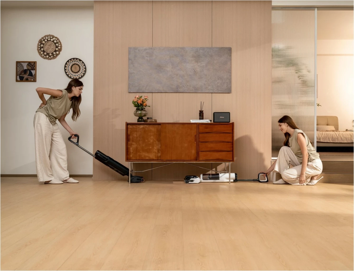 Fshesë me ujë dhe tharje Tineco Floor One S5 Max, bardhë