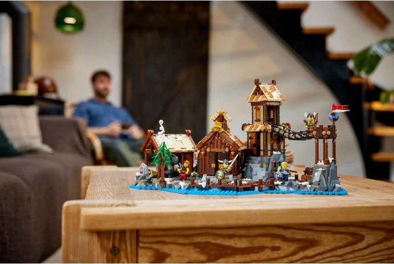 Set LEGO Ideas Viking Village 21343, 2103 copë, shumëngjyrësh