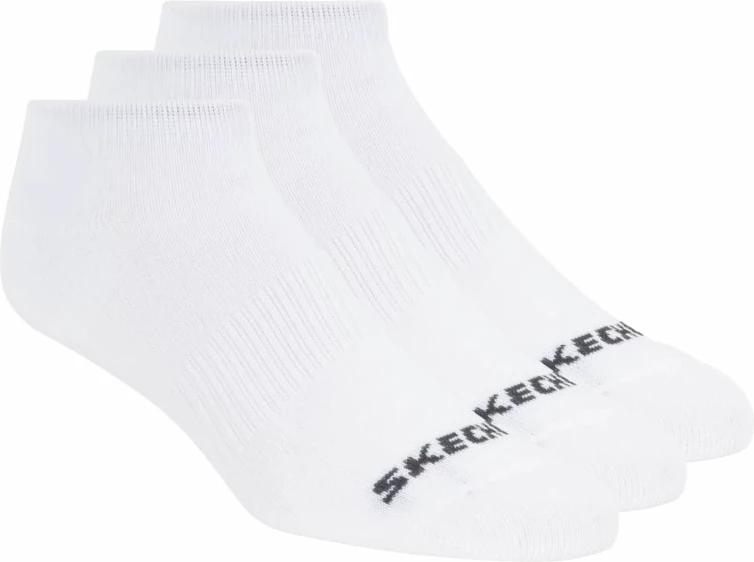 Çorape unisex Skechers 3pk no show S114041-100, të bardha