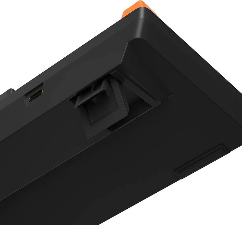 Kasë tastierë MageGee MK-BOX, mekanike, 68 taste, Red Switch, me kabllo, zi-bardhë-portokalli