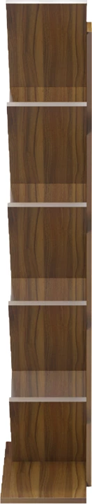 Raft librash Fyllo, ngjyrë arre, 50x25x141.5cm