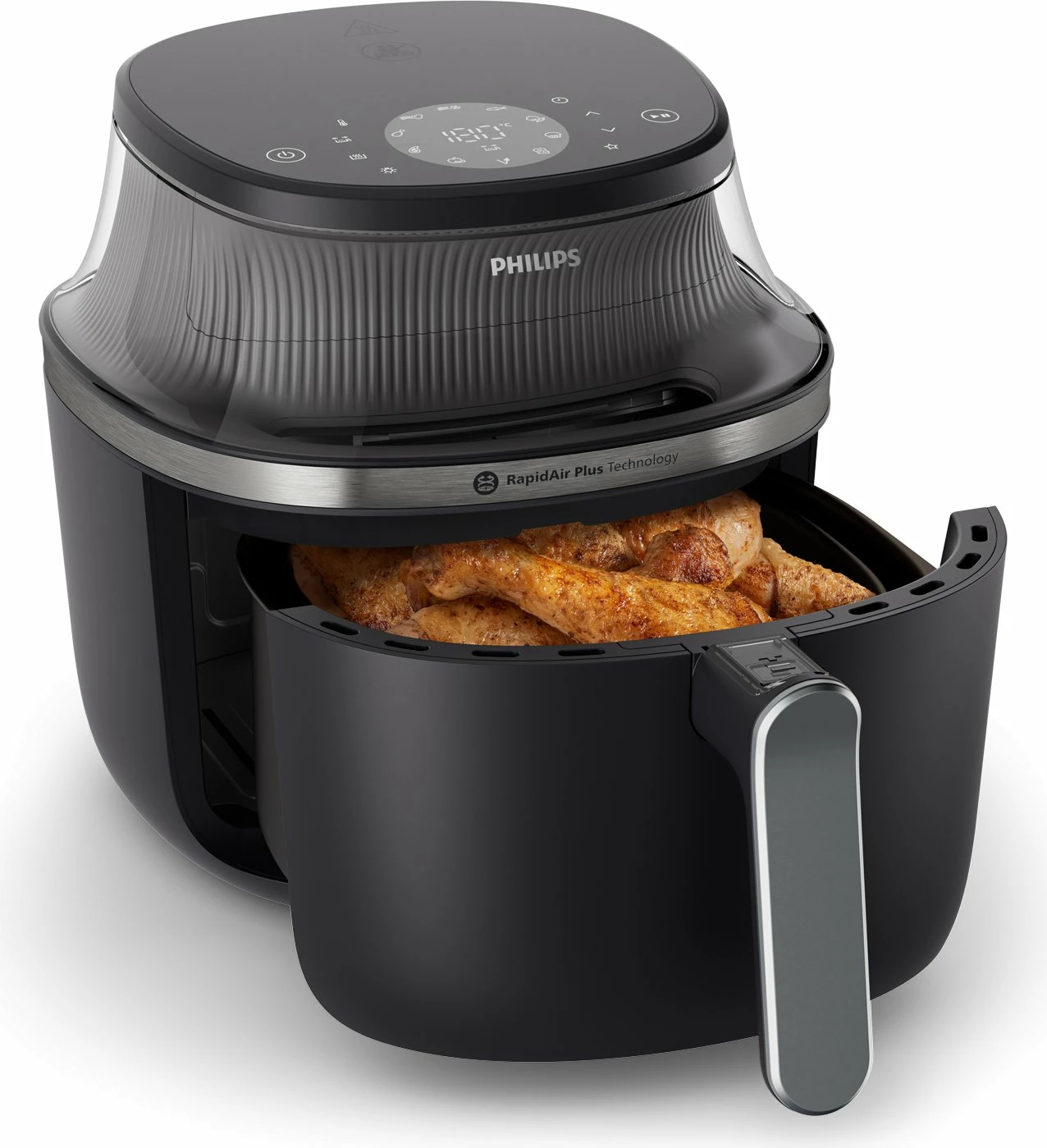 Fritezë me ajër Philips Ovi NA341/00, 7.2 L, 2000 W, WiFi, e zezë
