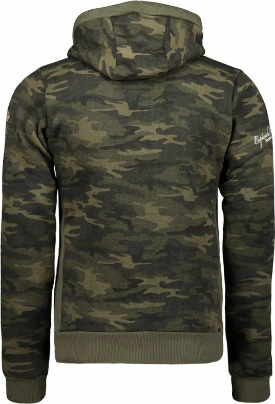 Maicë për meshkuj Geographical Norway GYMCLASS MEN CAMO 100, kaki