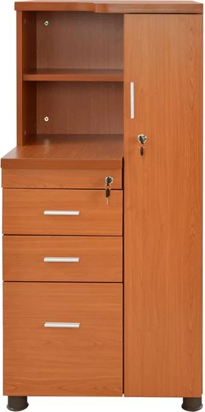 Dollap profesional për zyre, ngjyrë qershie, FH2052.03R, 60x46x120 cm