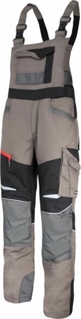 Pantallona pune me bretele LAHTI PRO L4060902, M, kaki-zi