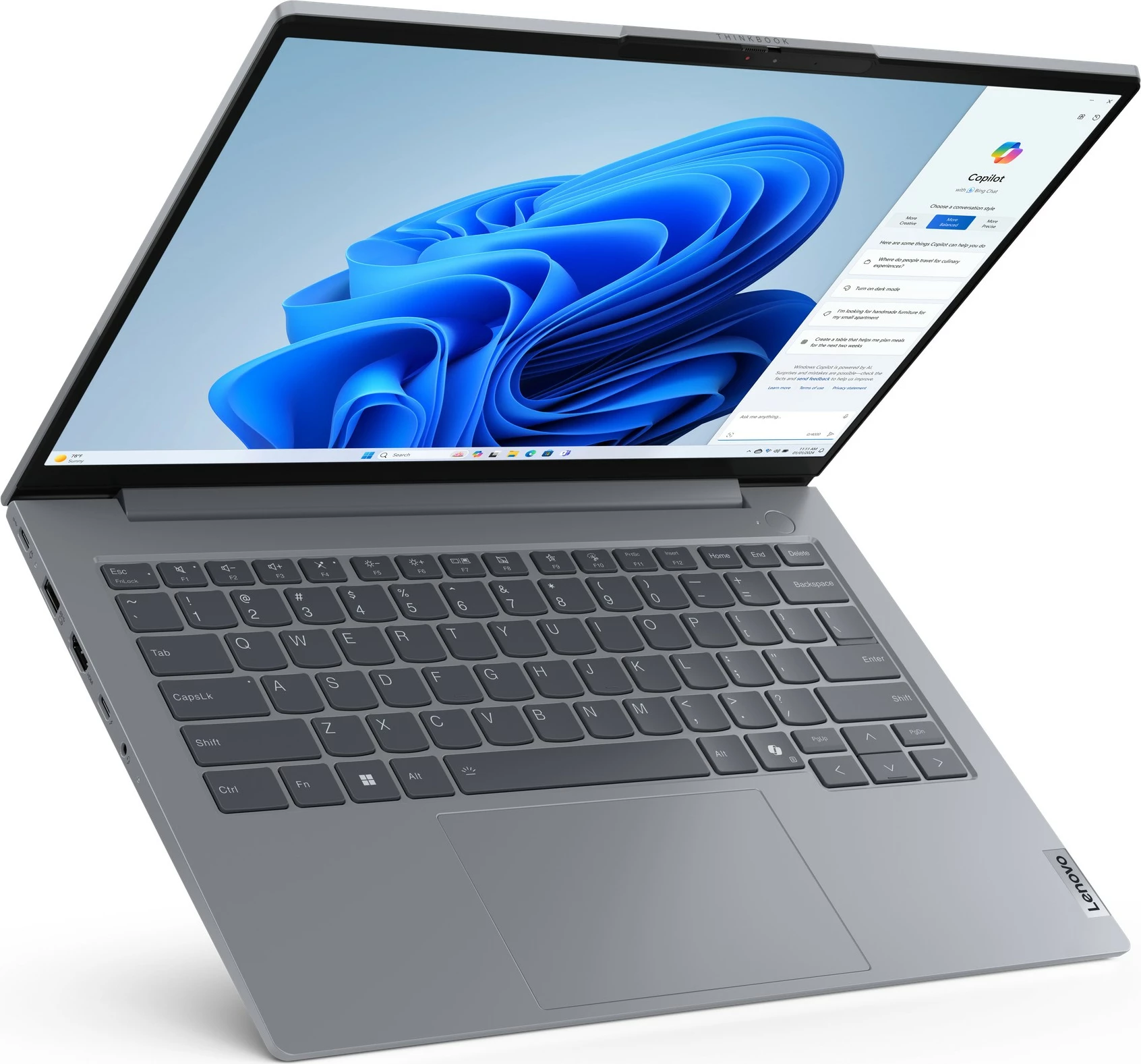 Kompjuter Lenovo ThinkBook 14 G7 IML, Intel Core Ultra 5, 16GB RAM, 512GB SSD, 14 inch, Arctic Grey