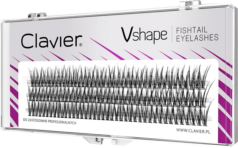 Cluster për qerpikë Clavier Vshape Fishtail 14mm