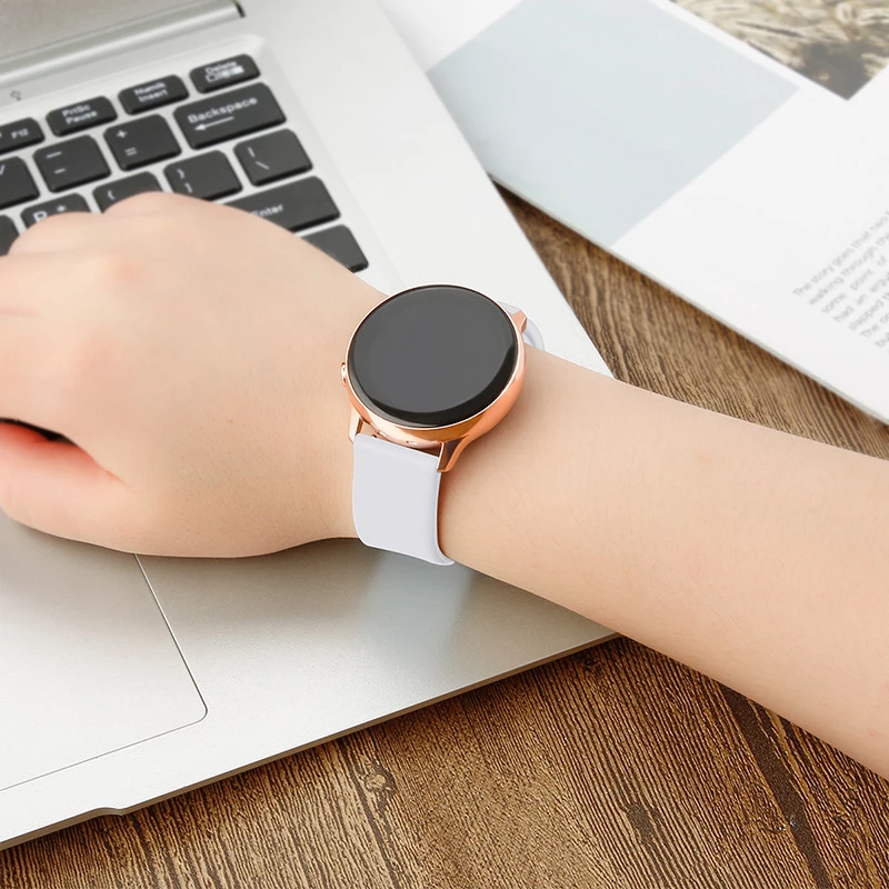 Rrip silikoni për Smartwatch, Hurtel TYS, universal 20mm, gri