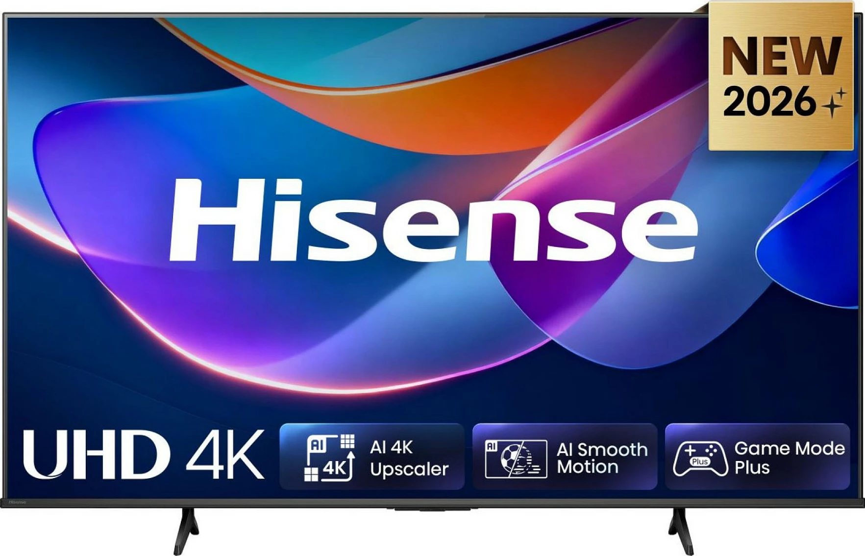 Smart TV Hisense 50A6S, 50" 4K UHD, 60Hz, HDR, Wi‑Fi, Bluetooth, Zi/Hirtë