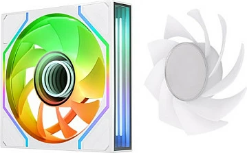 Ventilator kasë Thermaltake SWAFAN INFINITY EX12 ARGB Sync, 120mm, 3 copë, PWM, i bardhë