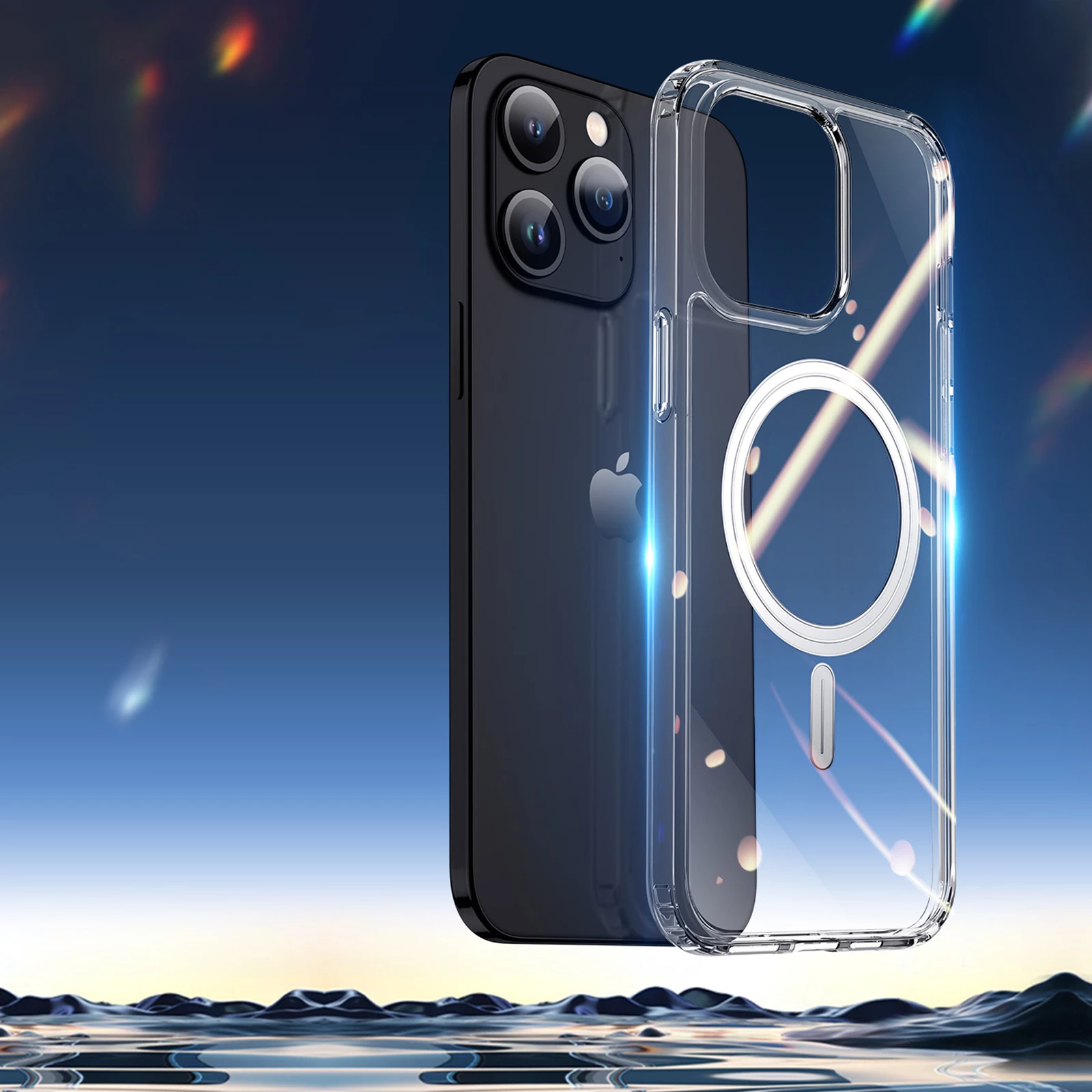 Mbështjellës Dux Ducis Clin për iPhone 15 Pro Max, MagSafe, Transparent