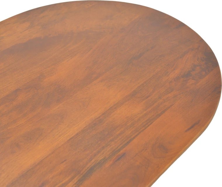 Tavolinë kafeje Aithra, dru mango i fortë, ngjyrë arre, 120x60x42cm