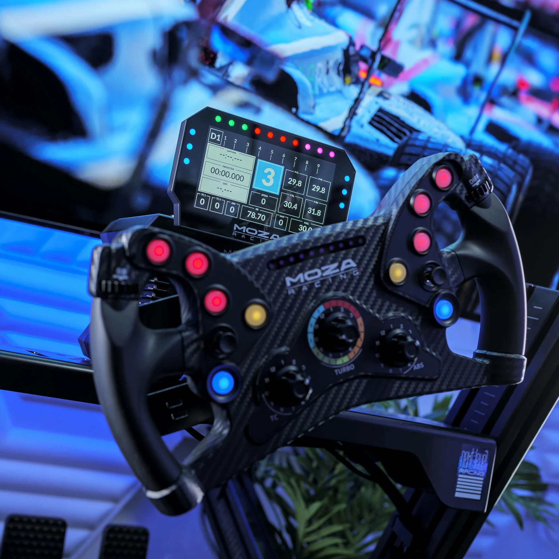 Ekran sim racing Moza CM2 RS072 5\" touchscreen 720p