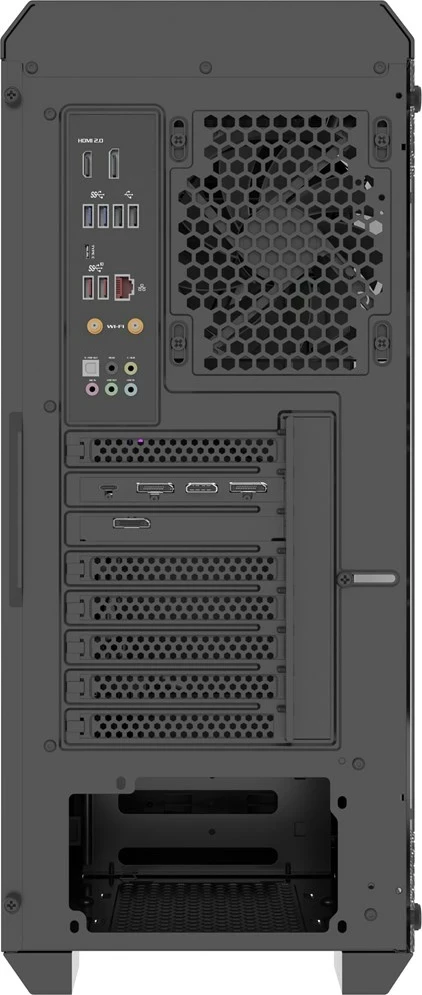 Kasë GENESIS Irid 505F Midi Tower, e zezë