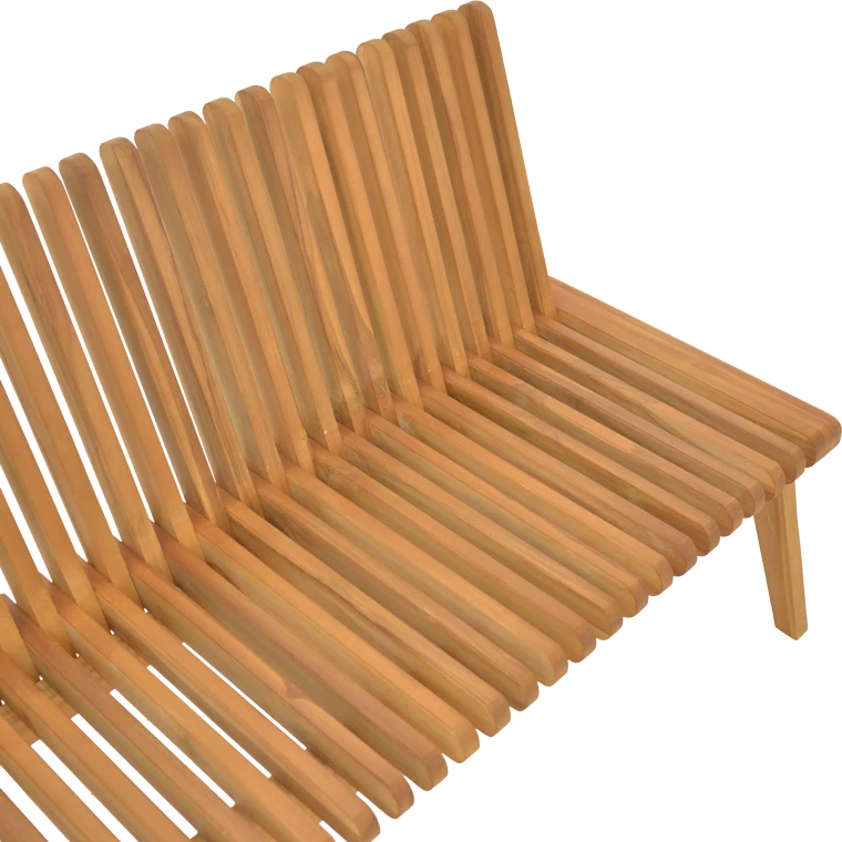 Divan-poltron polimorfik Jey dru tik ngjyrë natyrale 150x57.5x80cm