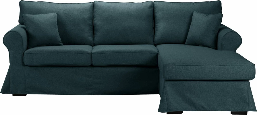 Këndare ASHLEY me mbulesë të heqshme, ngjyrë blu, 236x171x91