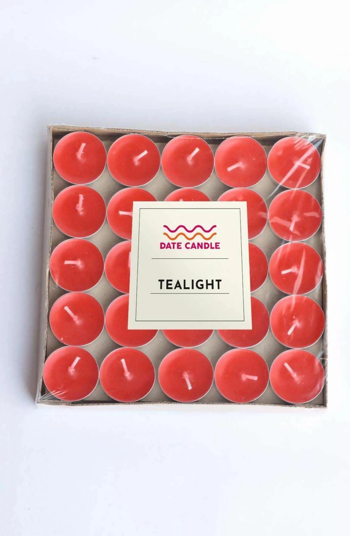 Qirinj tealight të kuq, Evila Originals, 50 copë