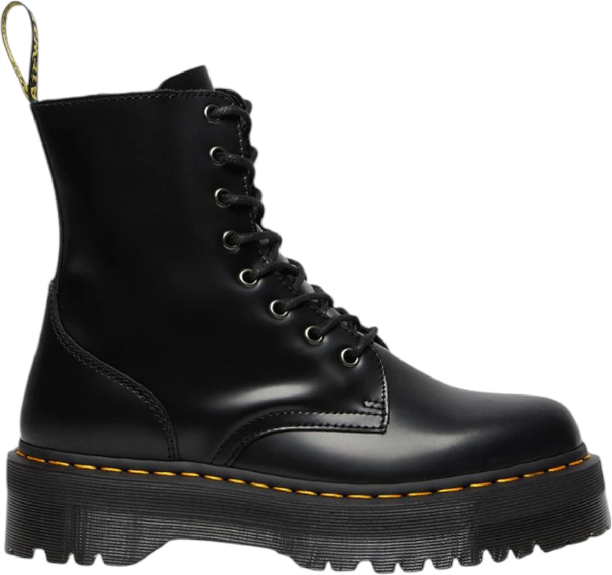 Çizme për femra Dr. Martens Jadon Polished Smooth 15265001, të zeza