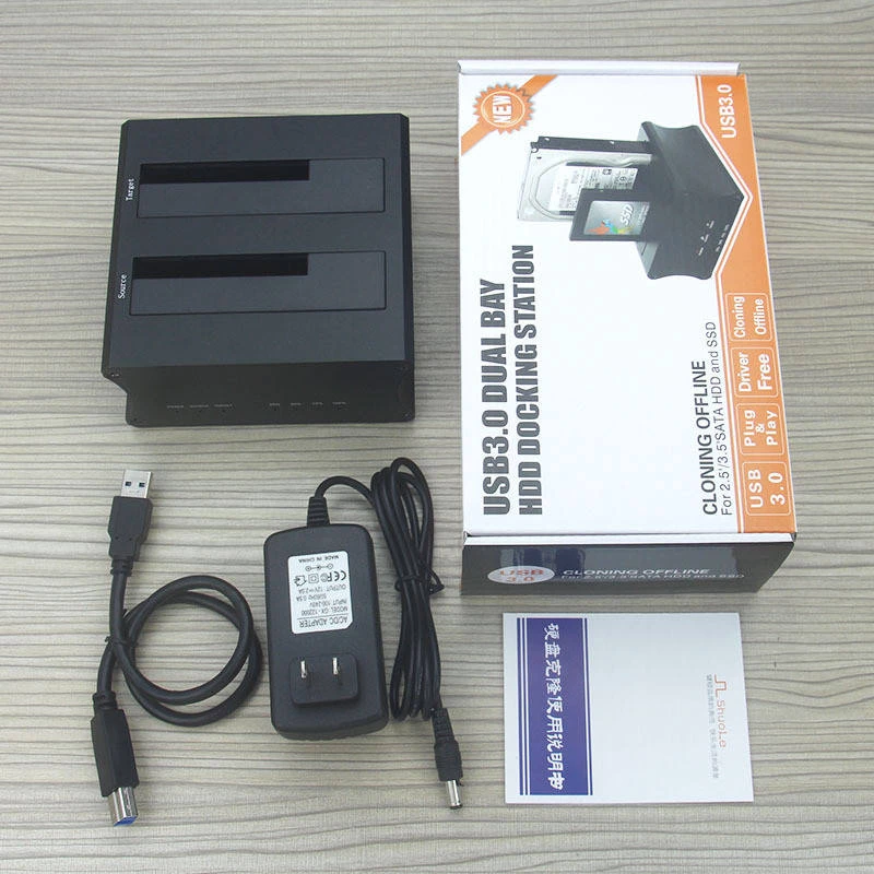 Docking Station TECH TIME Hard Drive Dock 3X