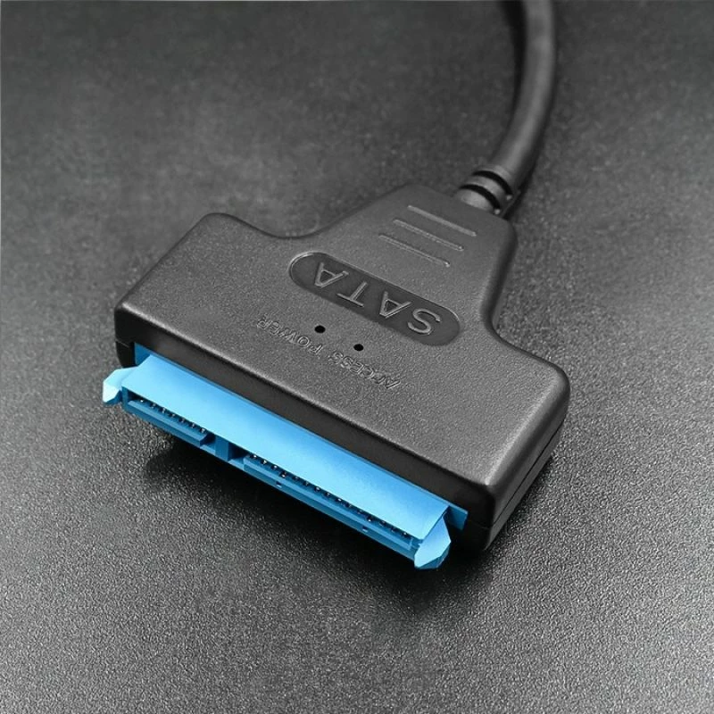 Adapter USB 3.0 SATA Qoltec për HDD/SSD 2.5", i zi