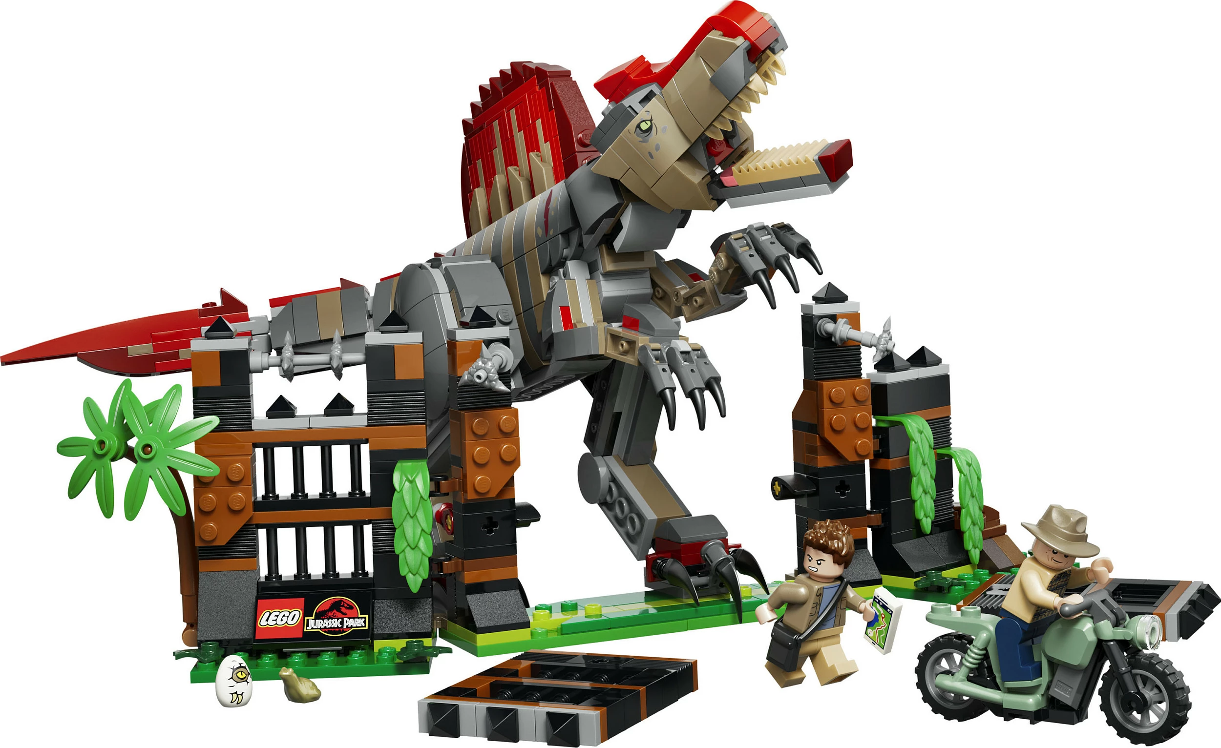 Set LEGO Jurassic World 77982 Spinosaurus Escape, 820 copë, 9+