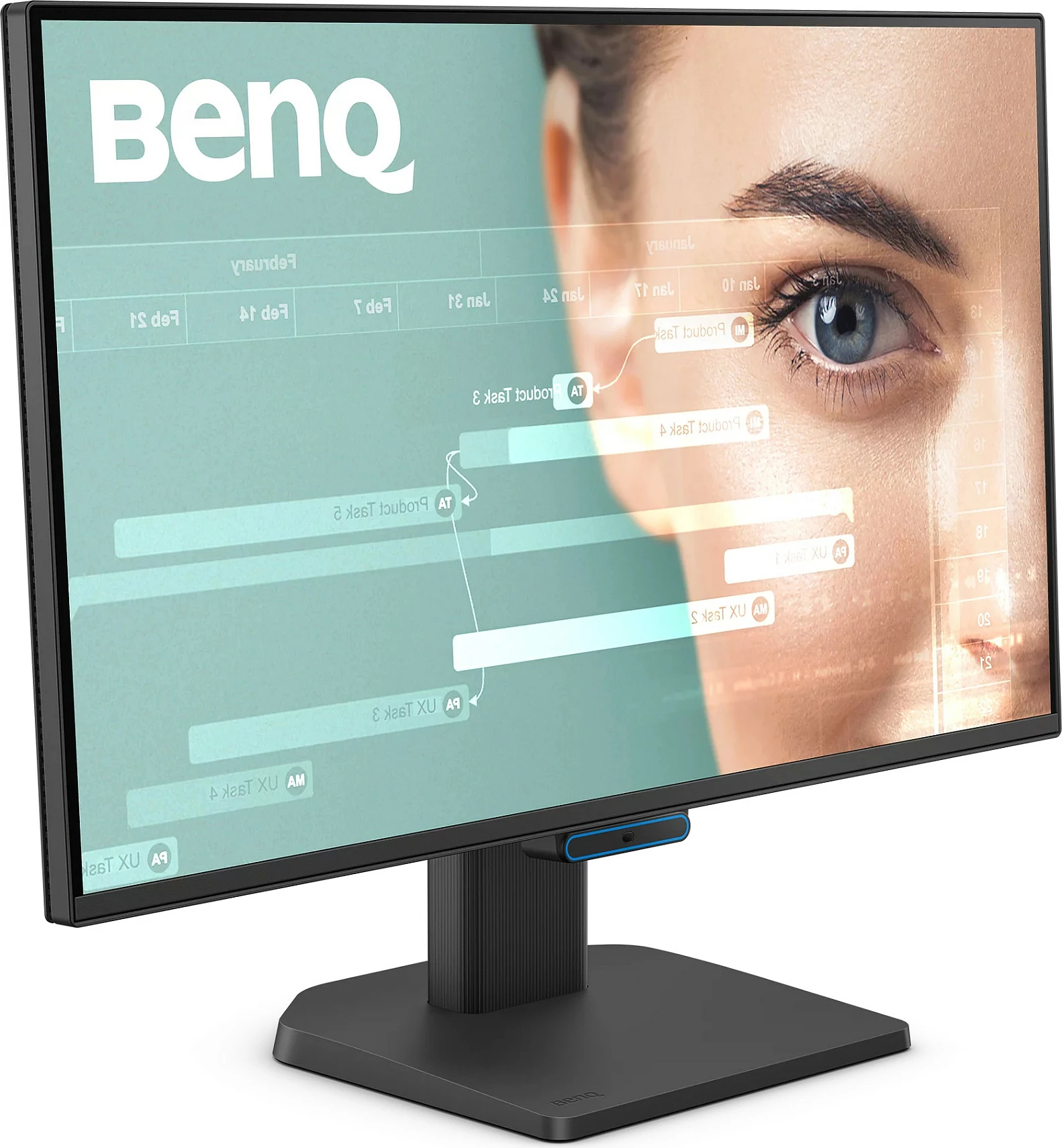 Monitor BenQ GW2490C 23.8" Full HD IPS, USB-C, FreeSync, altoparlantë të integrum, i zi