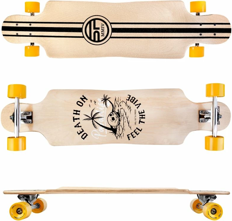 Longboard Spokey për meshkuj dhe femra, kafe